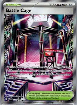 Battle Cage 116/094 Ultra Rare Phantasmal Flames Pokemon Holo Near Mint - Image 1