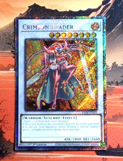 YuGiOh! Crimson Blader RA04-EN161 1st Edition NM PSCR - Image 1