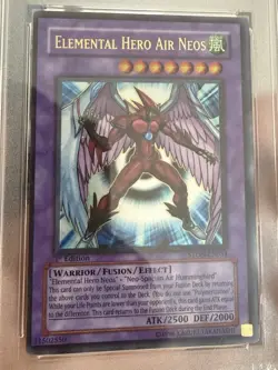 Yu-Gi-Oh STON-EN034 Elemental Hero Air Neos 1st Edition Ultra Rare Neos - Image 2