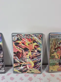Destined Rivals Card Lot: Cynthias Garchomp ex,Ethans Typhlosion,Ethans... - Image 3