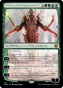 NM Nissa, Ascended Animist Phyrexian, MTG, Phyrexia: One, Magic, 327 - Image 1