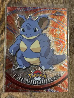 Pokemon Card Nidoqueen #31 Topps Chrome Holo Very Clean And Grade-able - Image 1