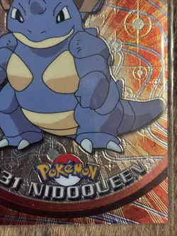 Pokemon Card Nidoqueen #31 Topps Chrome Holo Very Clean And Grade-able - Image 4