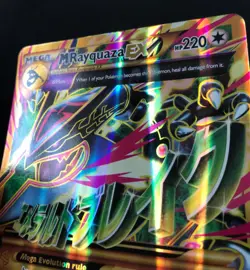 Rayquaza EX JUMBO 98/98 XY Ancient Origins Oversized Pokemon Card HOLO PLAYED - Image 5