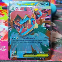 Mega Feraligatr ex 036 Ascended Heroes Promo Holo Near Mint Pokemon Card - Image 1