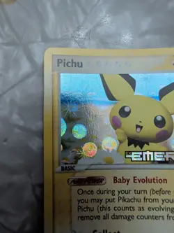Pichu 59/106 EX Emerald Reverse Holo Stamped Pokemon Card 2005. NM- - Image 4
