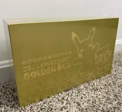 Pokemon 25th Anniversary Golden Box Japanese Card Game Sealed - Image 1