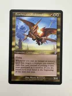 Feather the Redeemed Retro Frame MTG Magic the Gathering Card NM Near Mint TSR - Image 1