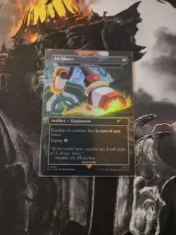 MTG Air Shoes - Swiftfoot Boots (Rainbow Foil) Secret Lair x Sonic 2096 - Image 1