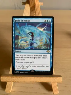 FLARE OF DENIAL RARE MODERN HORIZONS 3 MAGIC: THE GATHERING NM/M - Image 1