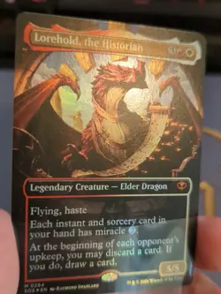 Lorehold, the Historian - Secrets of Strixhaven - Mint Borderless Foil - Image 3
