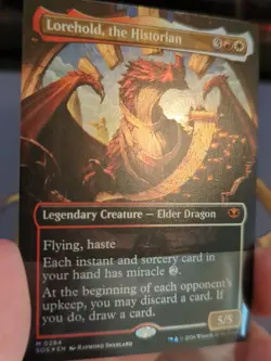 Lorehold, the Historian - Secrets of Strixhaven - Mint Borderless Foil - Image 4