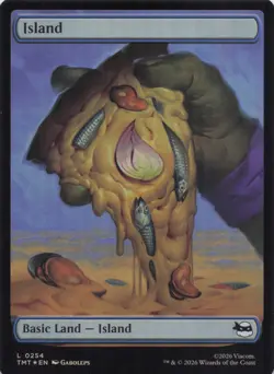 Island (0254) Teenage Mutant Ninja Turtles Full Art Pizza Foil - Image 1