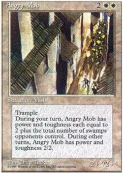 FBB Korean Angry Mob ~ Near Mint 4th Edition Fourth Foreign Black Border Stock I - Image 1