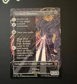 Summon: Bahamut (Borderless) [FIN - 356] - NM [Normal] TCG MTG Magic - Image 1