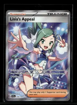 Pokemon 2024 Surging Sparks Lisia's Appeal FA #234/191 - Image 1