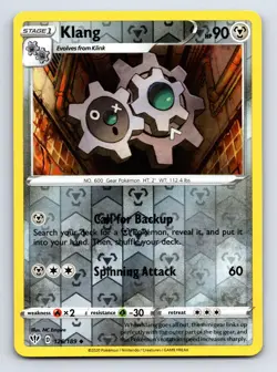 Klang 126/189 Uncommon Darkness Ablaze Pokemon Reverse Holo Near Mint - Image 1