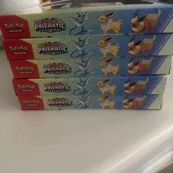 Pokemon Prismatic Evolutions Poster Collection Factory Sealed Lot of 5 - Image 1