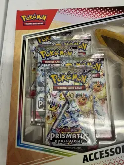 Eevee Accessory Pouch Special Collection Prismatic Evolutions 5 Booster Pokemon - Image 3