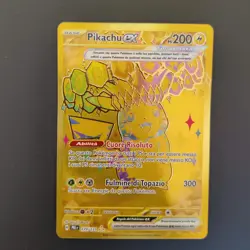 Pikachu EX Gold Secret Rare NM 179/131 - Pokemon ITA - Evoluzioni Prismatiche - Image 1