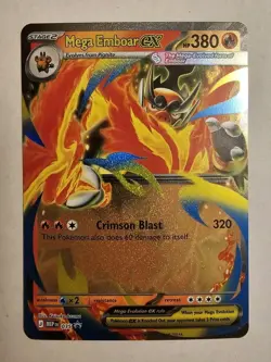 Mega Emboar ex MEP 035 Blackstar Promo ME: Ascended Heroes - Image 1