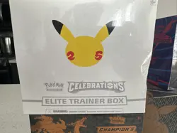 Pokemon Celebrations Elite Trainer Box 25th Anniversary ETB New Sealed - Image 1