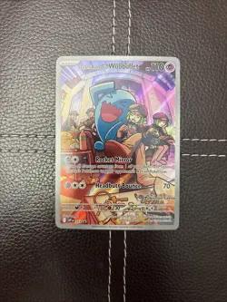 Pokemon TCG - Team Rocket's Wobbuffet (Pokemon Center) 203 Scarlet & Violet NM - Image 1