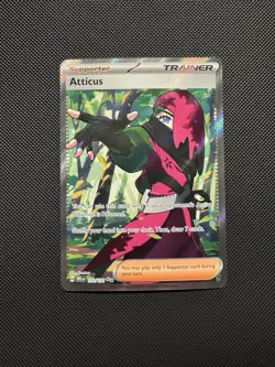 Pokemon TCG Atticus 133/131 Sv: Prismatic Evolutions Ultra Rare Near Mint - Image 1