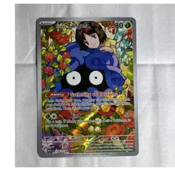 Pokemon Erika's Tangela 218/217 Scarlet & Violet Full Art Holo 80 HP - Image 1