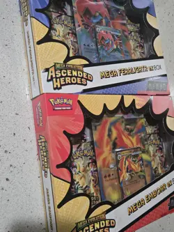 Pokemon Mega Evolution Ascended Heroes Ex Box Set of 2 Factory Sealed IN HAND - Image 2