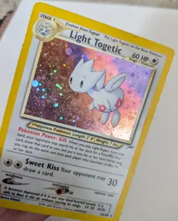 2002 Light Togetic 15/105 Neo Destiny Holo MP Vintage Pokemon TCG - Image 5