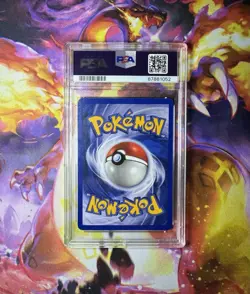 2000 POKEMON NEO GENESIS #14 SLOWKING-HOLO PSA 8 DOUBLE SWIRL - Image 3