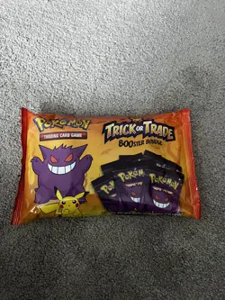 Pokemon TCG Halloween Trick or Trade Booster Bundle 40 Packs In Hand 820650850783 - Image 1