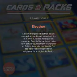 Carte Pokemon Electhor 16/102 Holo Set de base Edition 1 PSA 10 GEM MINT 🔥 - Image 4