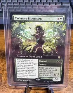 MTG - Yavimaya Bloomsage - Extended Art Rare #92 Secrets of Strixhaven (SOC) NM - Image 1