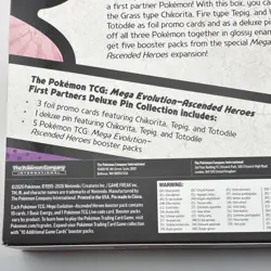 Pokemon Mega Evolution Ascended Heroes Kit Chikorita Tepig Totodile Foil Promo … - Image 3
