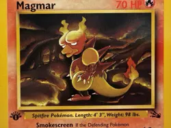 Pokemon TCG Magmar Base Fossil Set, 1st Edition Uncommon Card 39/62 - Image 4