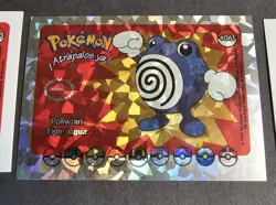 POLIWAG X POLIWHIRL X POLIWRATH - WHOS THAT POKEMON RARE VINTAGE 1997 HOLO CARD - Image 3