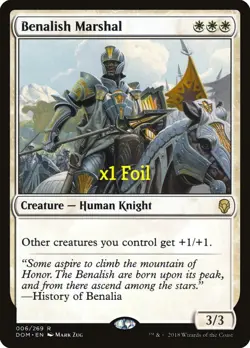 MTG Dominaria DOM Benalish Marshal MINT (SELECT) - Image 3