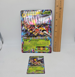 Pokemon TCG M Beedrill EX Mega Holo Promo XY158 XY 200 Card + bonus Mega Card - Image 2
