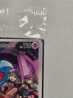 Pokemon TCG Team Rocket's Wobbuffet SVP 203 Sealed Pokemon Center Stamped - Image 3
