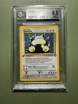 1999 Pokemon Jungle (1st Edition) “Snorlax” Holo (#11/64). (BGS 8.5) - Image 1