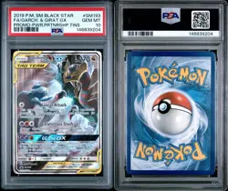 PSA 10 GARCHOMP & GIRATINA GX SM193 BLACK STAR PROMO SUN & MOON TAG TEAM POKEMON - Image 3