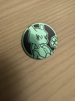 Pokemon TCG Collect 151 Mewtwo Green Coin - Image 1