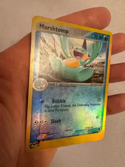 2003 Pokemon - Marshtomp Reverse Holo E Reader - EX Ruby & Sapphire 40/109! - Image 4