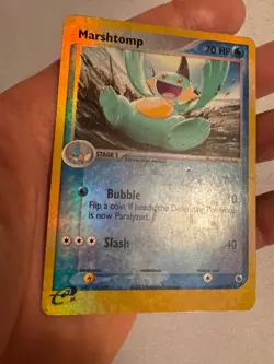 2003 Pokemon - Marshtomp Reverse Holo E Reader - EX Ruby & Sapphire 40/109! - Image 5