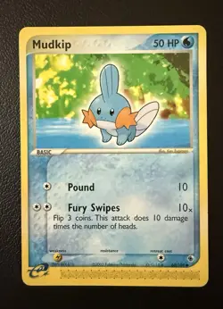 Pokemon TCG Mudkip 60/109, Marshtomp 40/109, Swampert 23/109 2003 Lot of 3 - Image 2