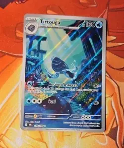Pokemon Tirtouga Illustration Rare Holo 106/086 Sv: Black Bolt English - Image 1