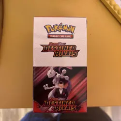 Pokemon TCG Destined Rivals Half Booster Box 18 Packs Unsealed - Fast Postage - - Image 1
