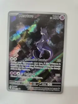Pokemon TCG 2023 Mewtwo SVP 052 Black Star Promo Rare Holo NM - Image 1